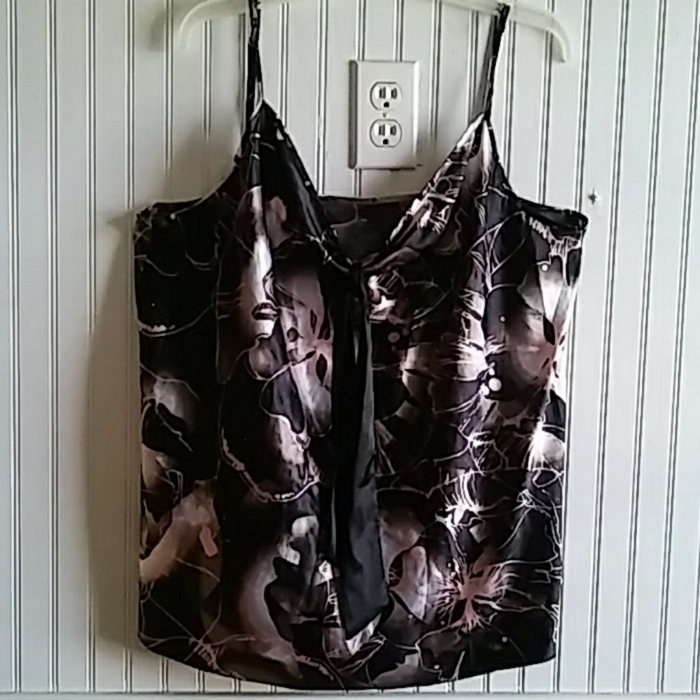 Pink K Floral Camisole Top